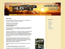 Tablet Screenshot of home.aufbrechen.com